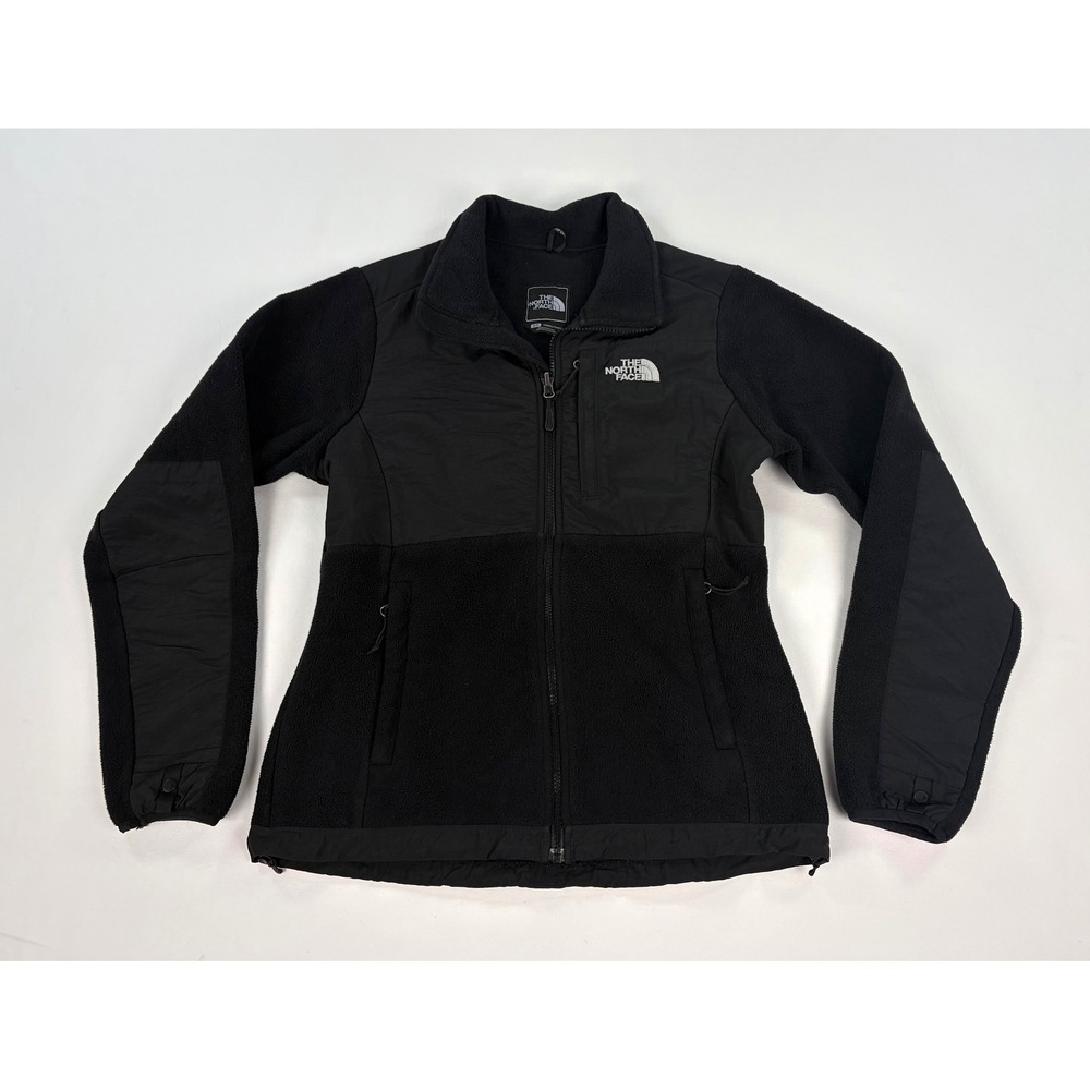 The North Face Denali Fleece Jacket Womens Small Black Full Zip Polartec Coat